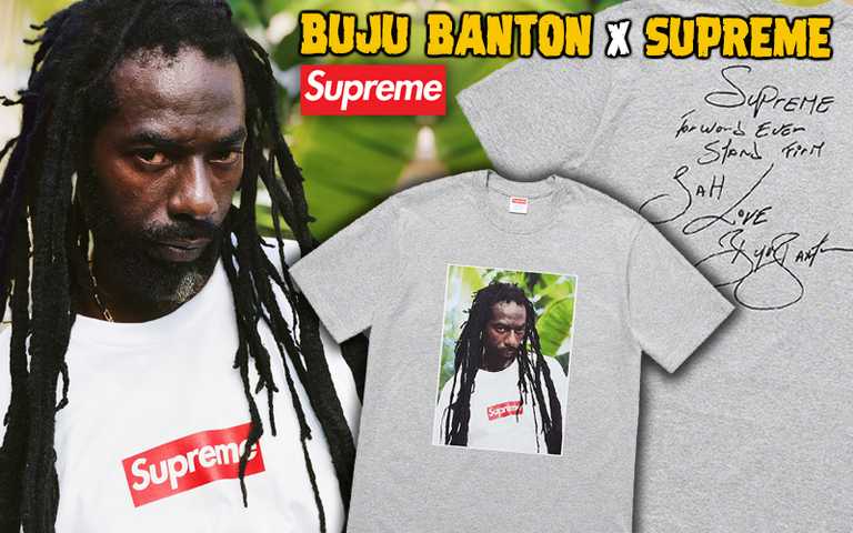 SUPREME BUJU BANTON STICKER